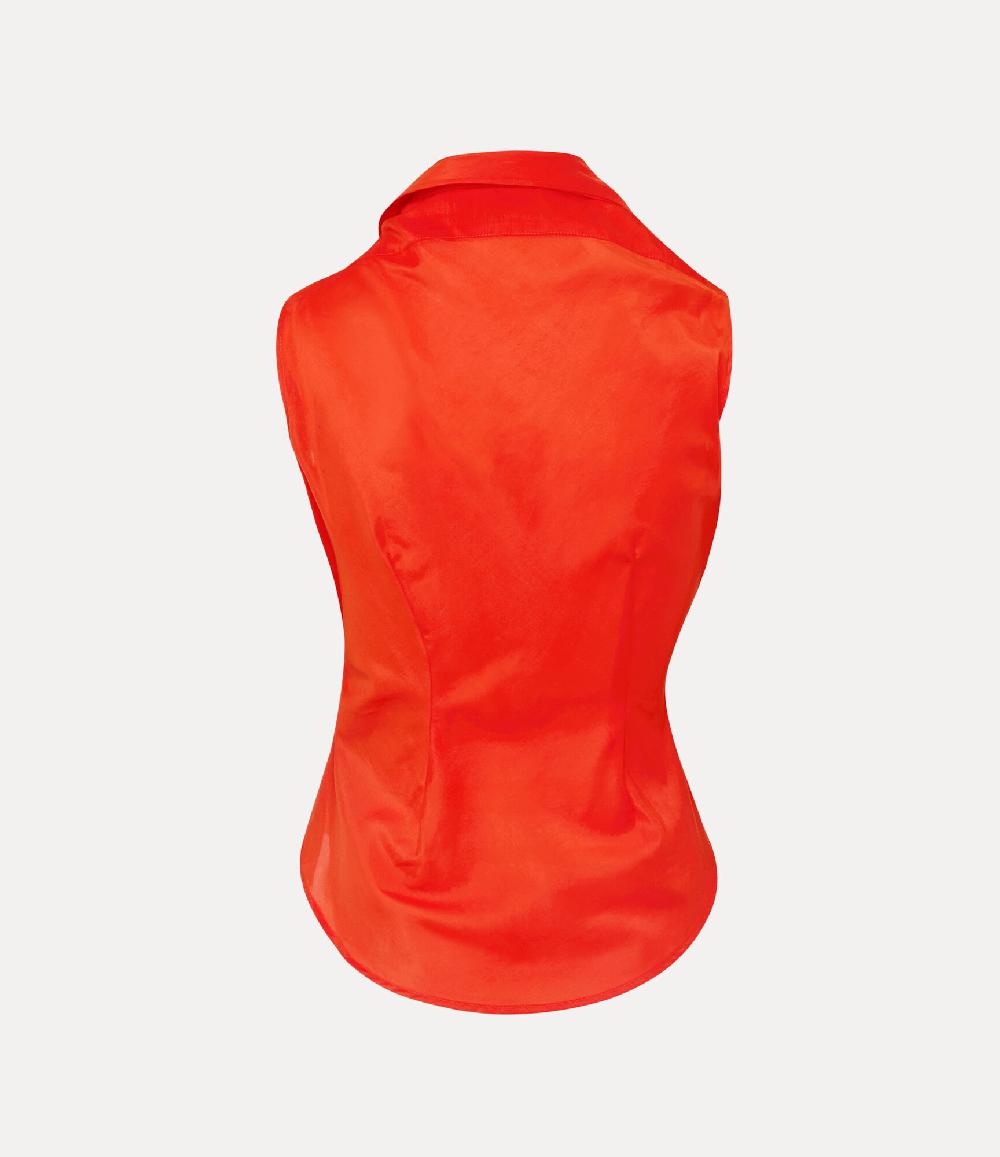 Andreas Kronthaler For Vivienne Westwood SS Drunken Shirt ORANGE