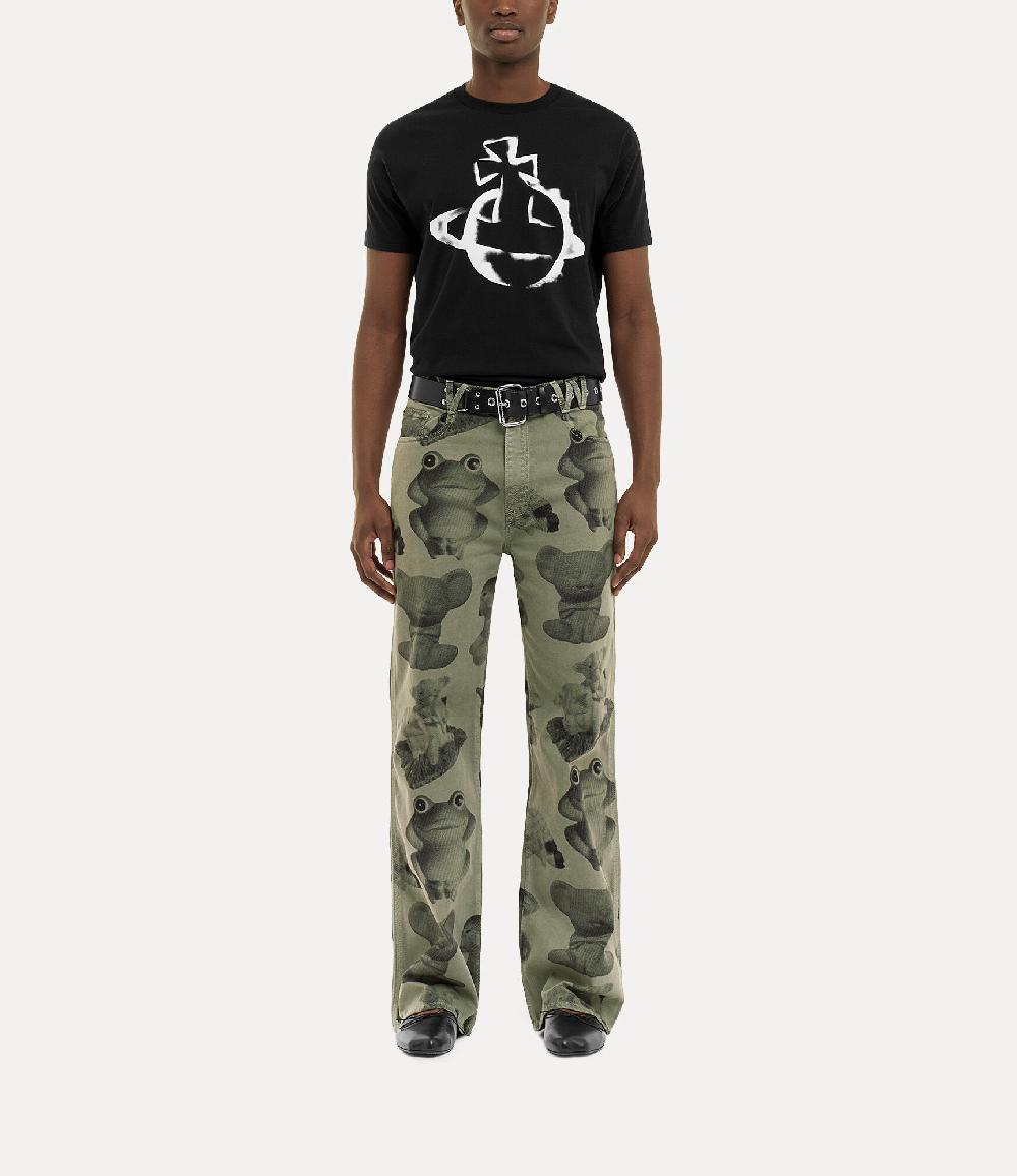 Andreas Kronthaler For Vivienne Westwood Stencil Orb Classic T-shirt BEIGE