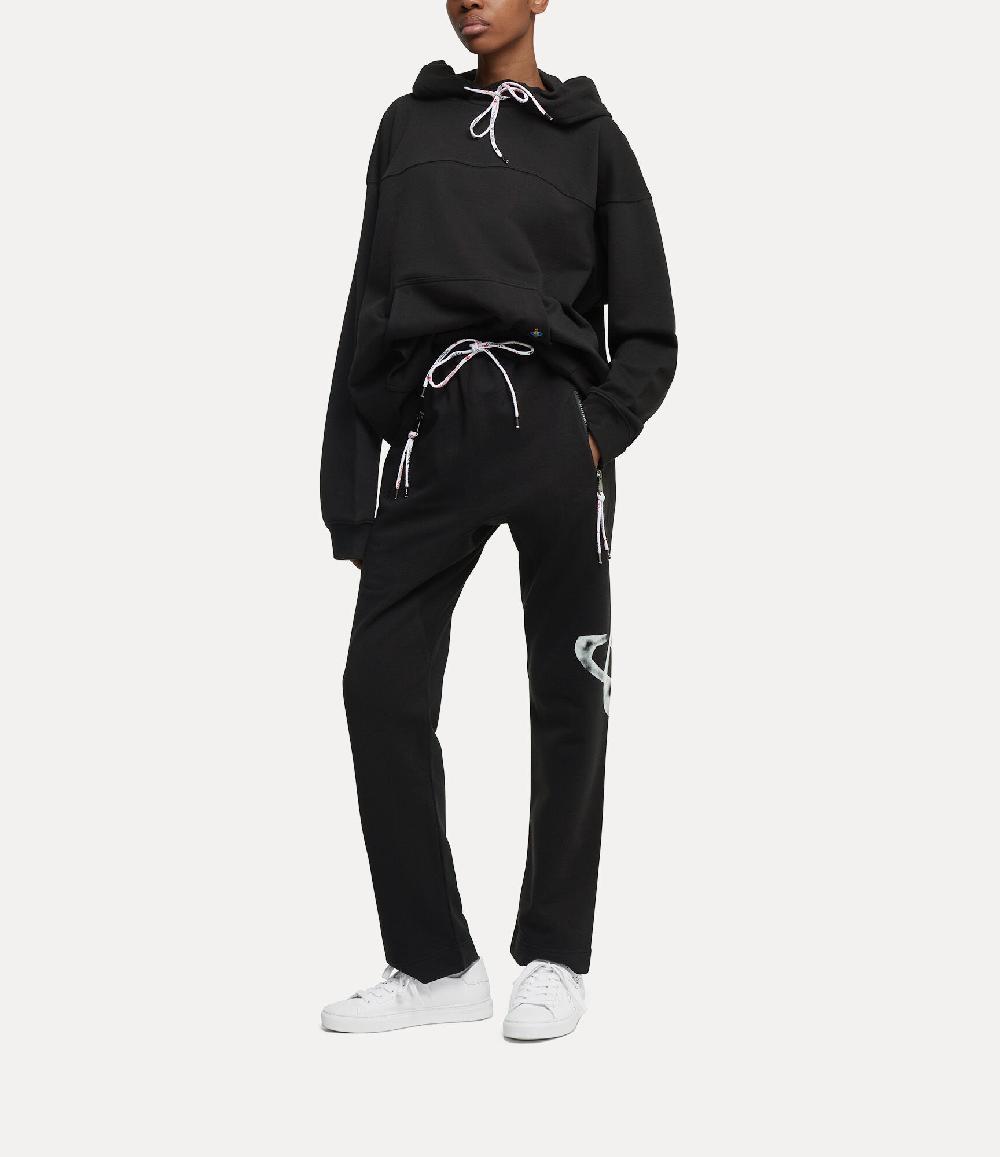 Andreas Kronthaler For Vivienne Westwood Stencil Orb Fresh Hoodie BLACK