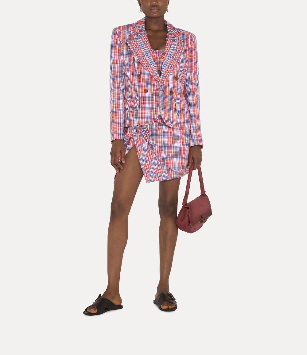 Andreas Kronthaler For Vivienne Westwood Stewart Jacket RED/BLUE