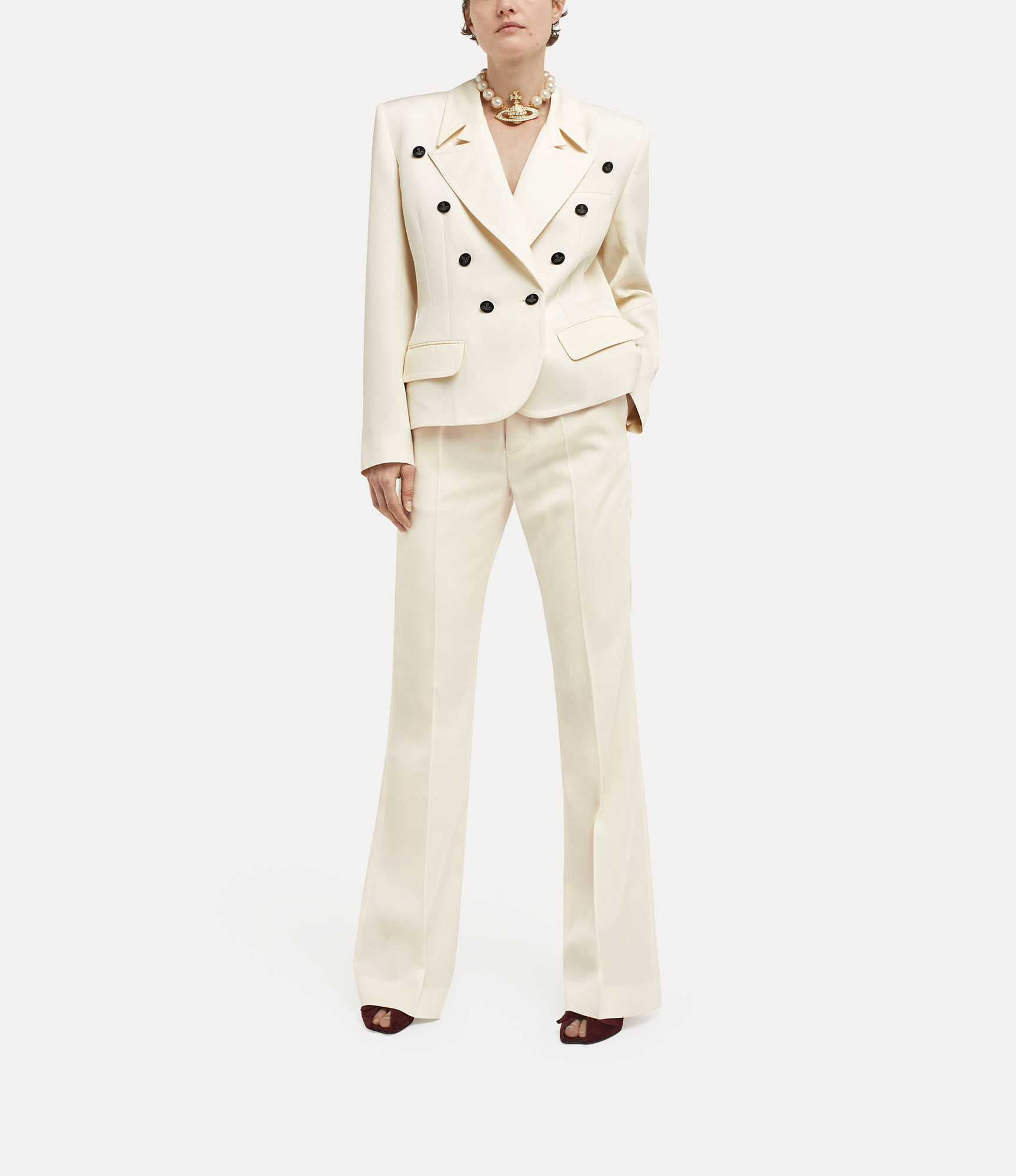 Andreas Kronthaler For Vivienne Westwood Stewart Jacket WHITE