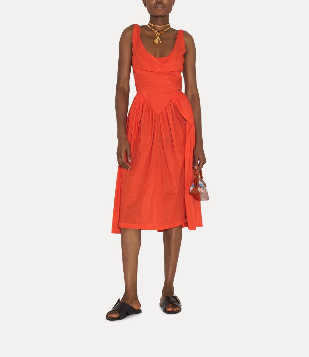 Andreas Kronthaler For Vivienne Westwood Sunday Dress ORANGE