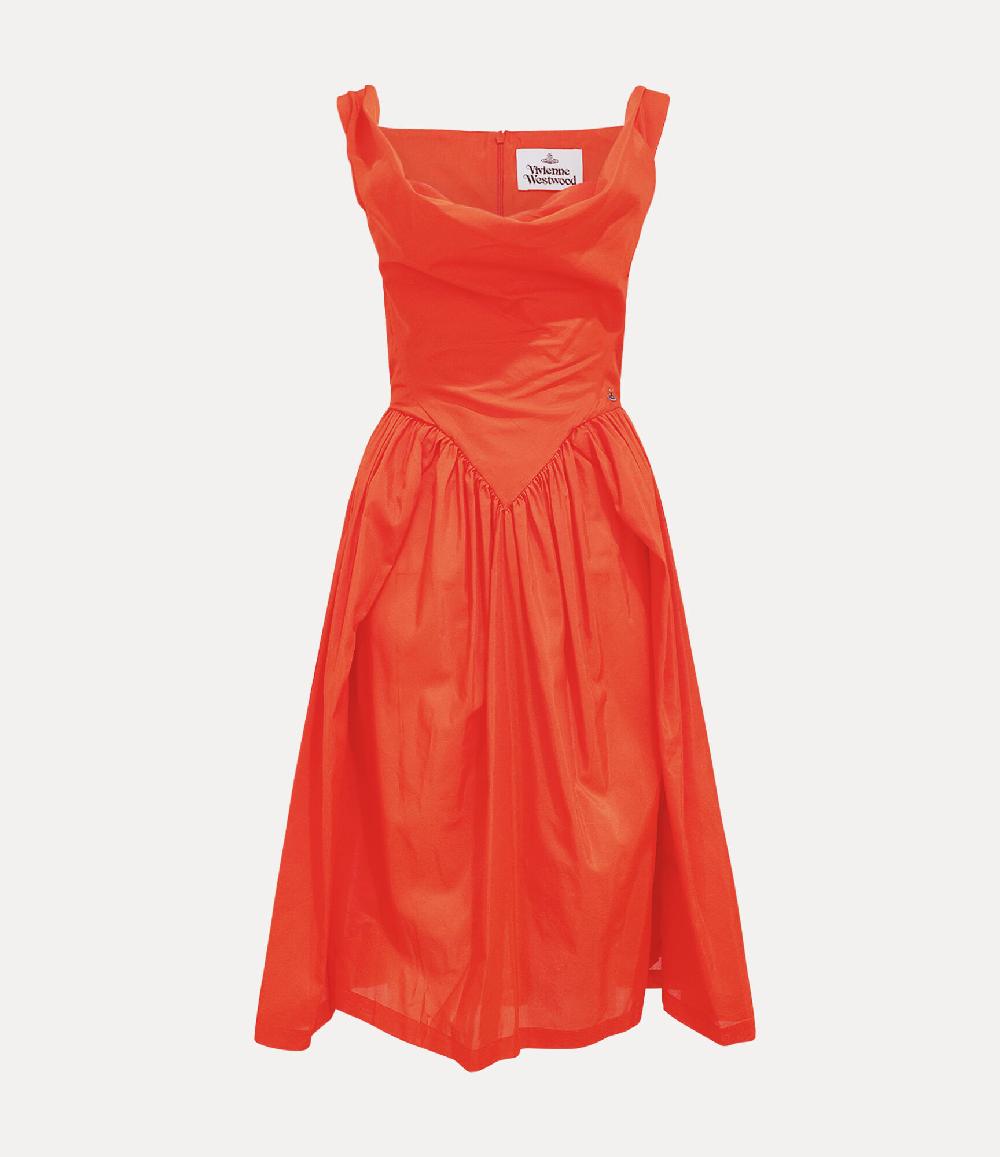 andreas kronthaler for vivienne westwood Sunday Dress ORANGE