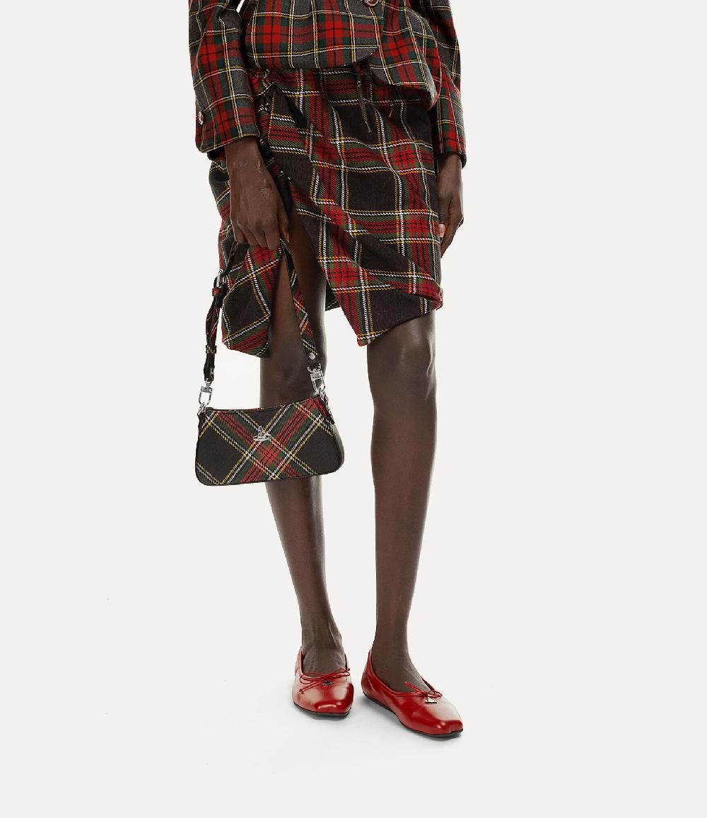 Andreas Kronthaler For Vivienne Westwood Tasha Shoulder Phone Bag CHELSEA TARTAN