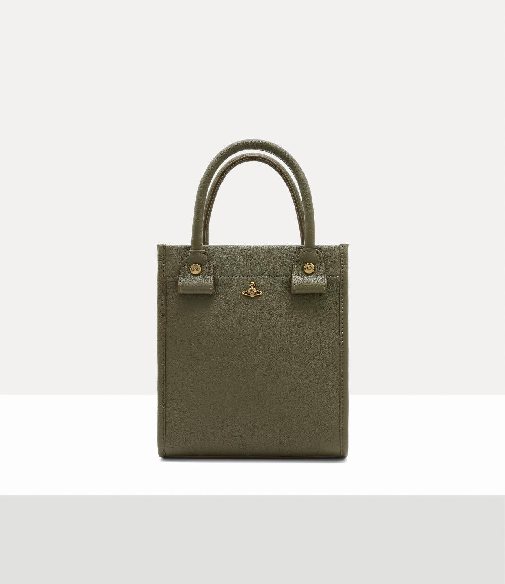 andreas kronthaler for vivienne westwood Teddy Small Tote GREEN