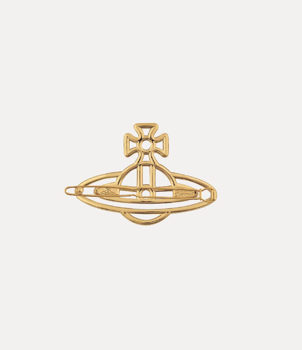 Andreas Kronthaler For Vivienne Westwood Thin Line Hair Clip GOLD