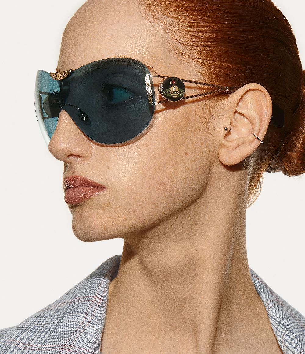 Andreas Kronthaler For Vivienne Westwood Tina Sunglasses GOLD