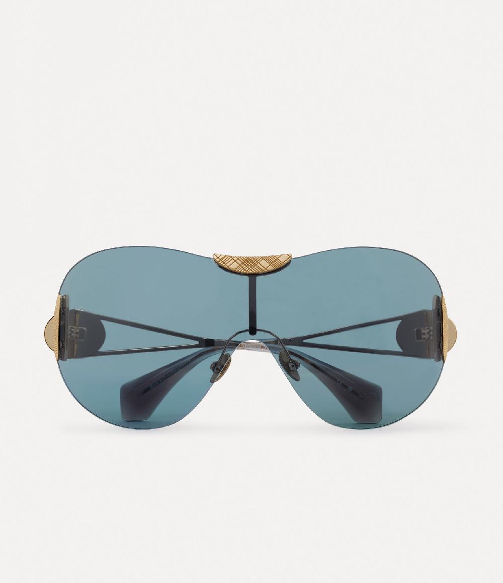 andreas kronthaler for vivienne westwood Tina Sunglasses GOLD