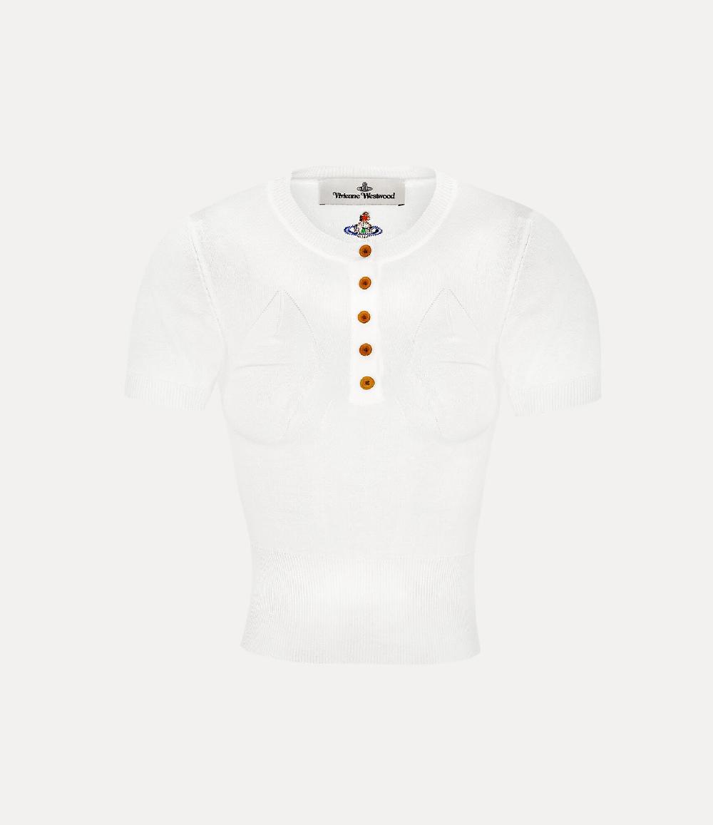 andreas kronthaler for vivienne westwood Tit Top WHITE