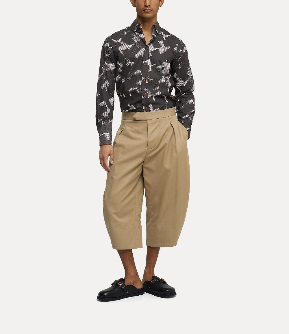 Andreas Kronthaler For Vivienne Westwood Two Button Krall Shirt GINGHAM/CROSSES