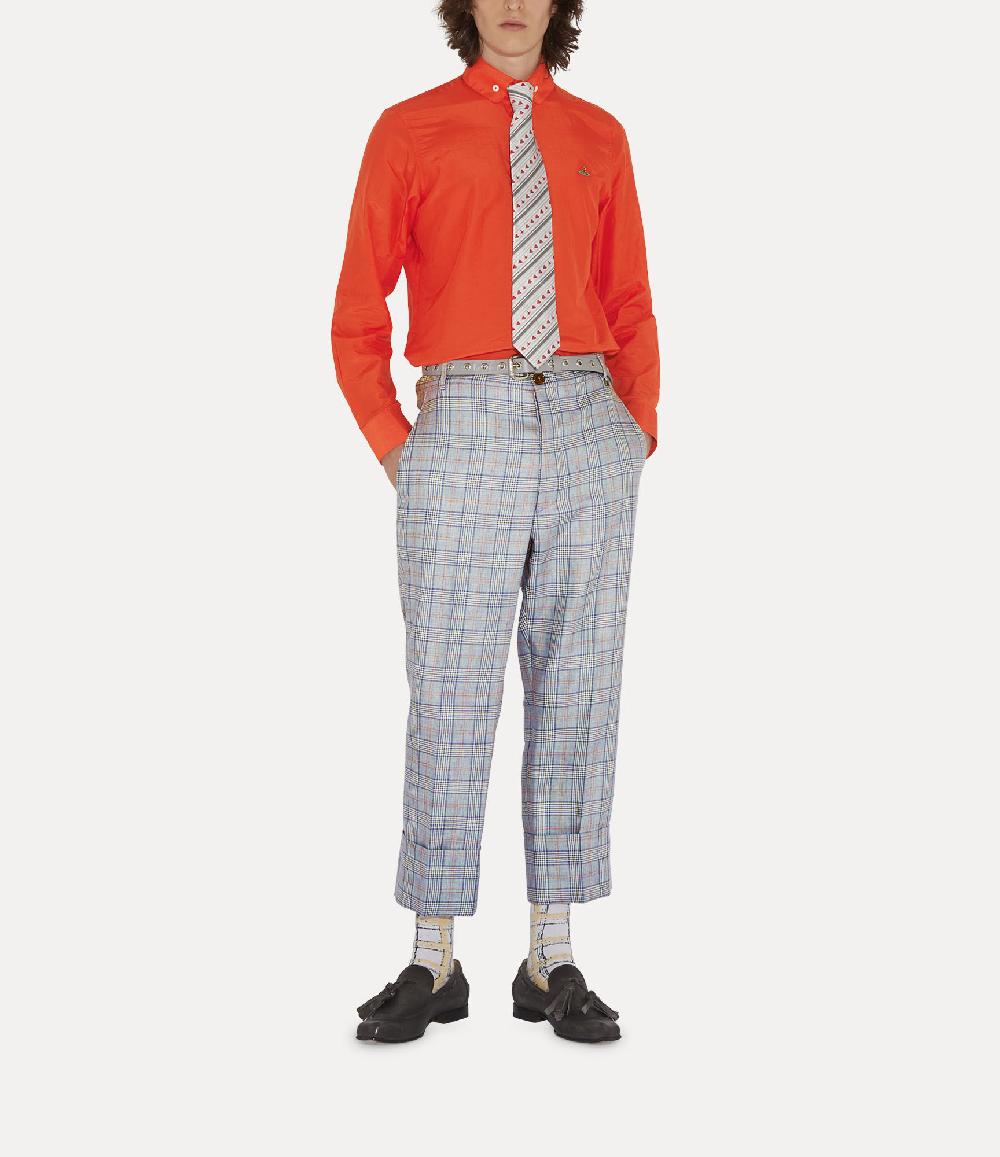 Andreas Kronthaler For Vivienne Westwood Two Button Krall Shirt ORANGE