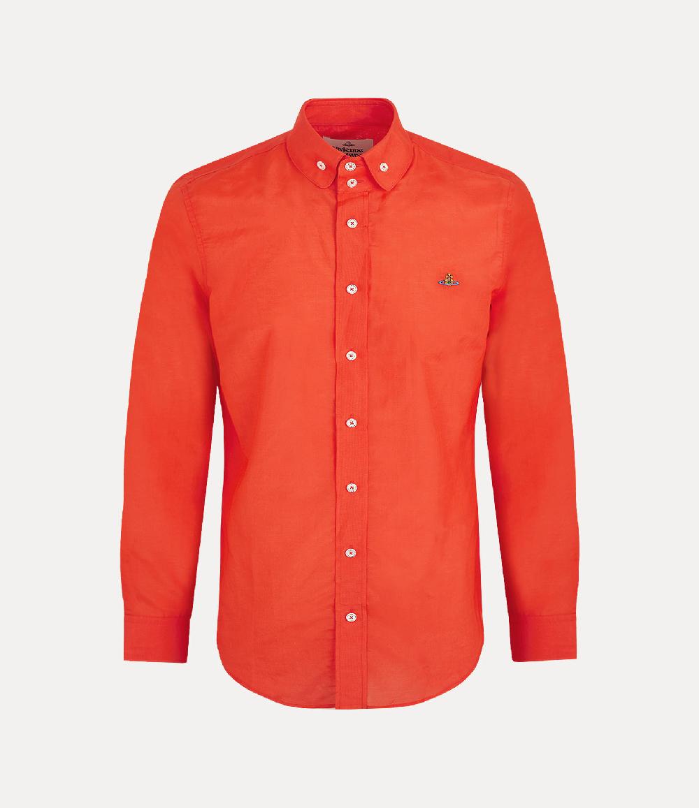andreas kronthaler for vivienne westwood Two Button Krall Shirt ORANGE