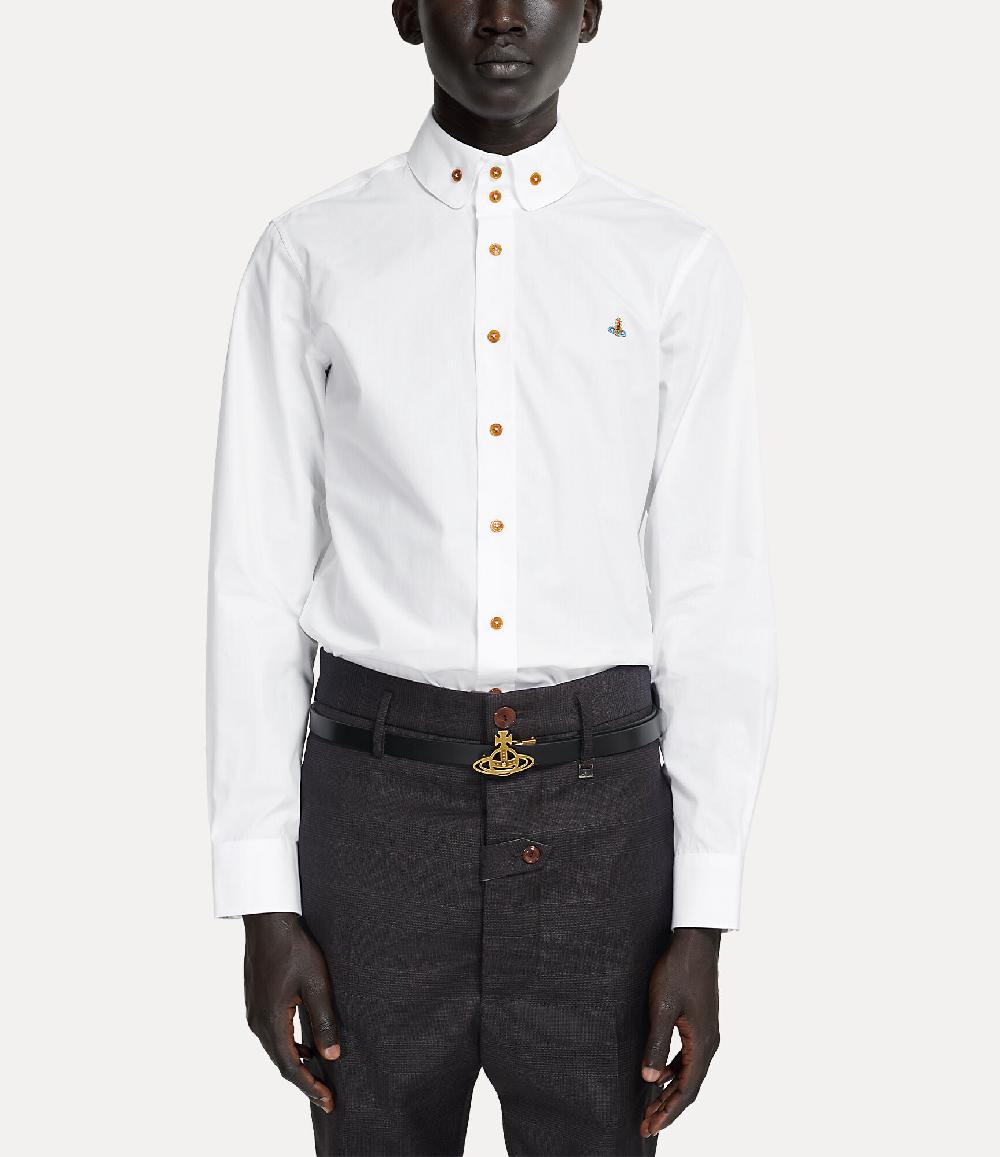 Andreas Kronthaler For Vivienne Westwood Two Button Krall Shirt WHITE