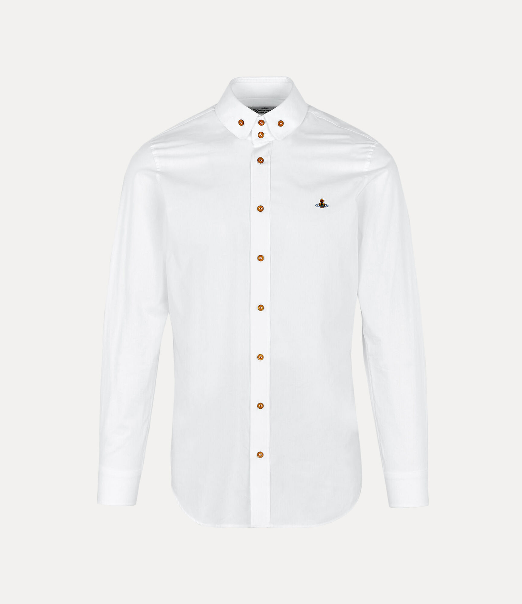 andreas kronthaler for vivienne westwood Two Button Krall Shirt WHITE