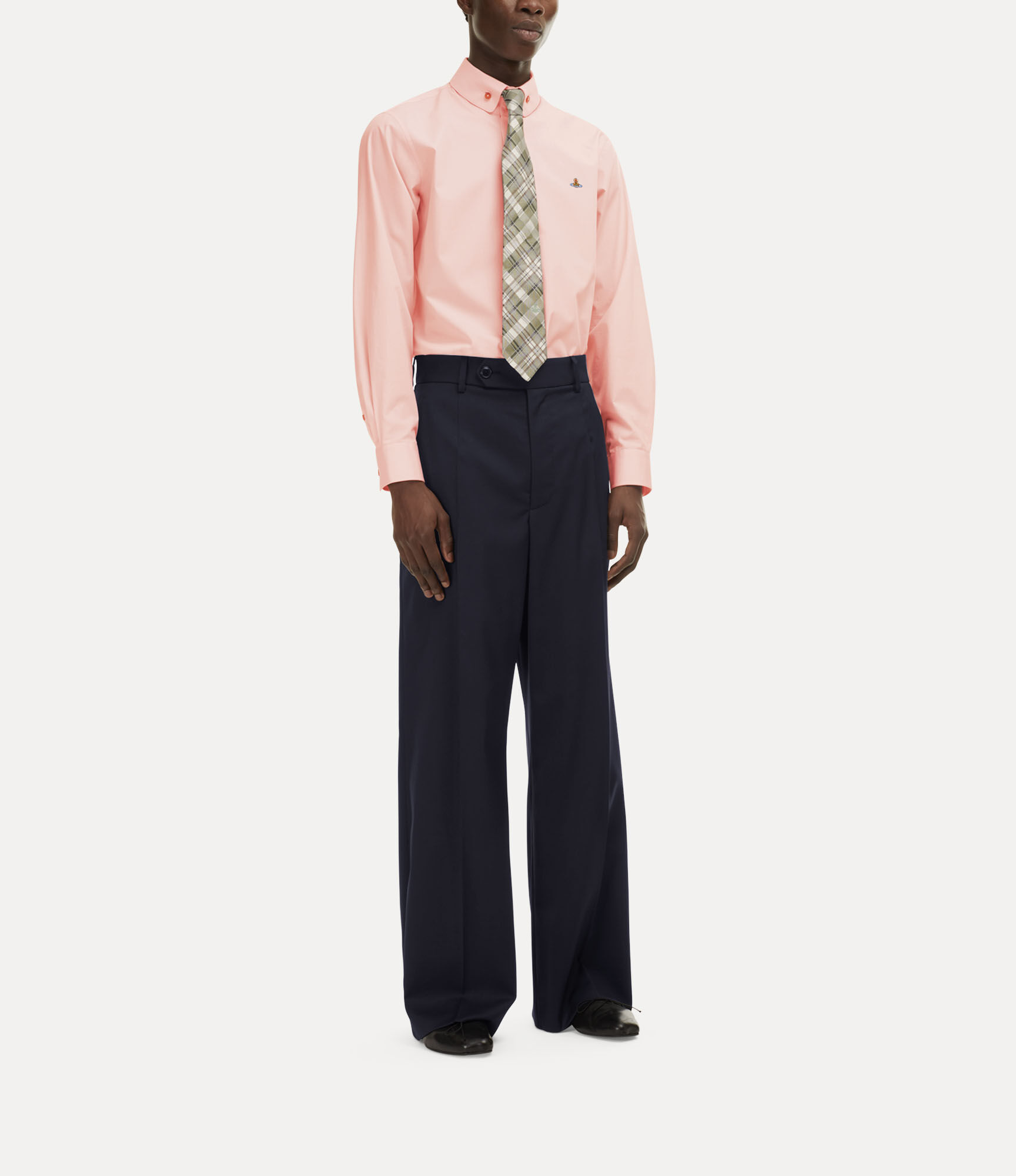 Andreas Kronthaler For Vivienne Westwood Two Button Krall Shirt WHITE