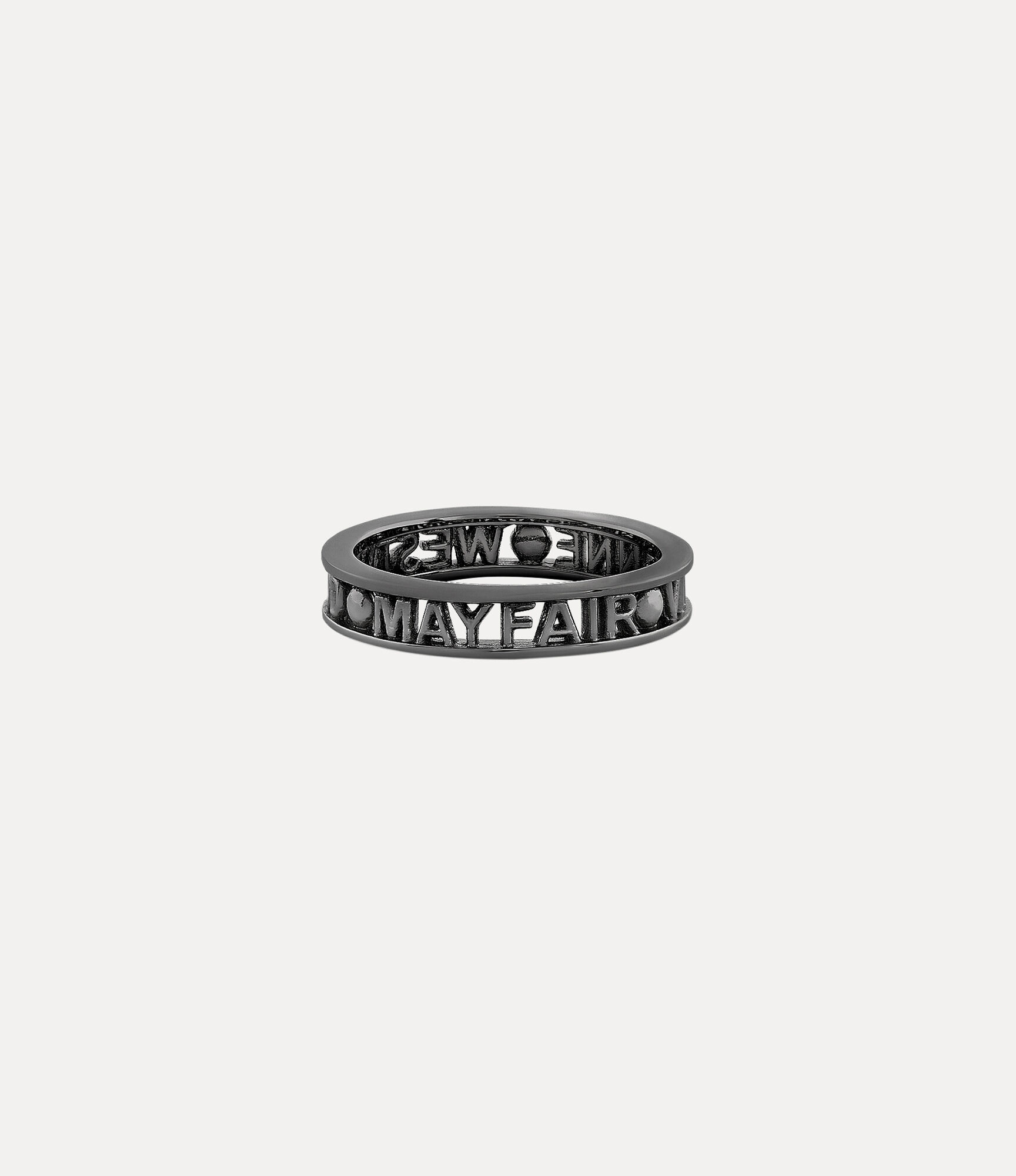Andreas Kronthaler For Vivienne Westwood Westminster Ring RUTHENIUM (925)