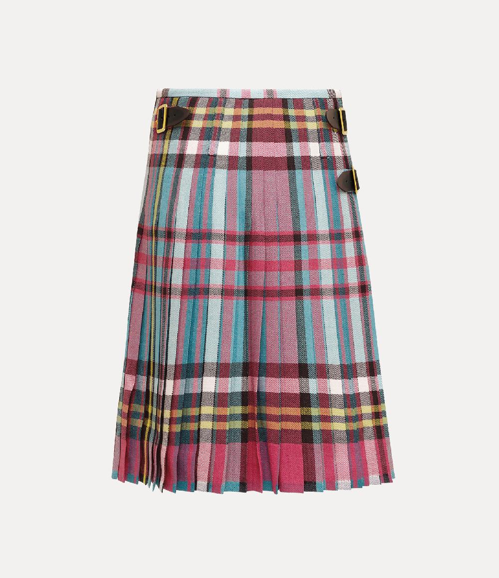 Andreas Kronthaler For Vivienne Westwood Worlds End Classic Men's Kilt GIANT MAC ANDY BLUE
