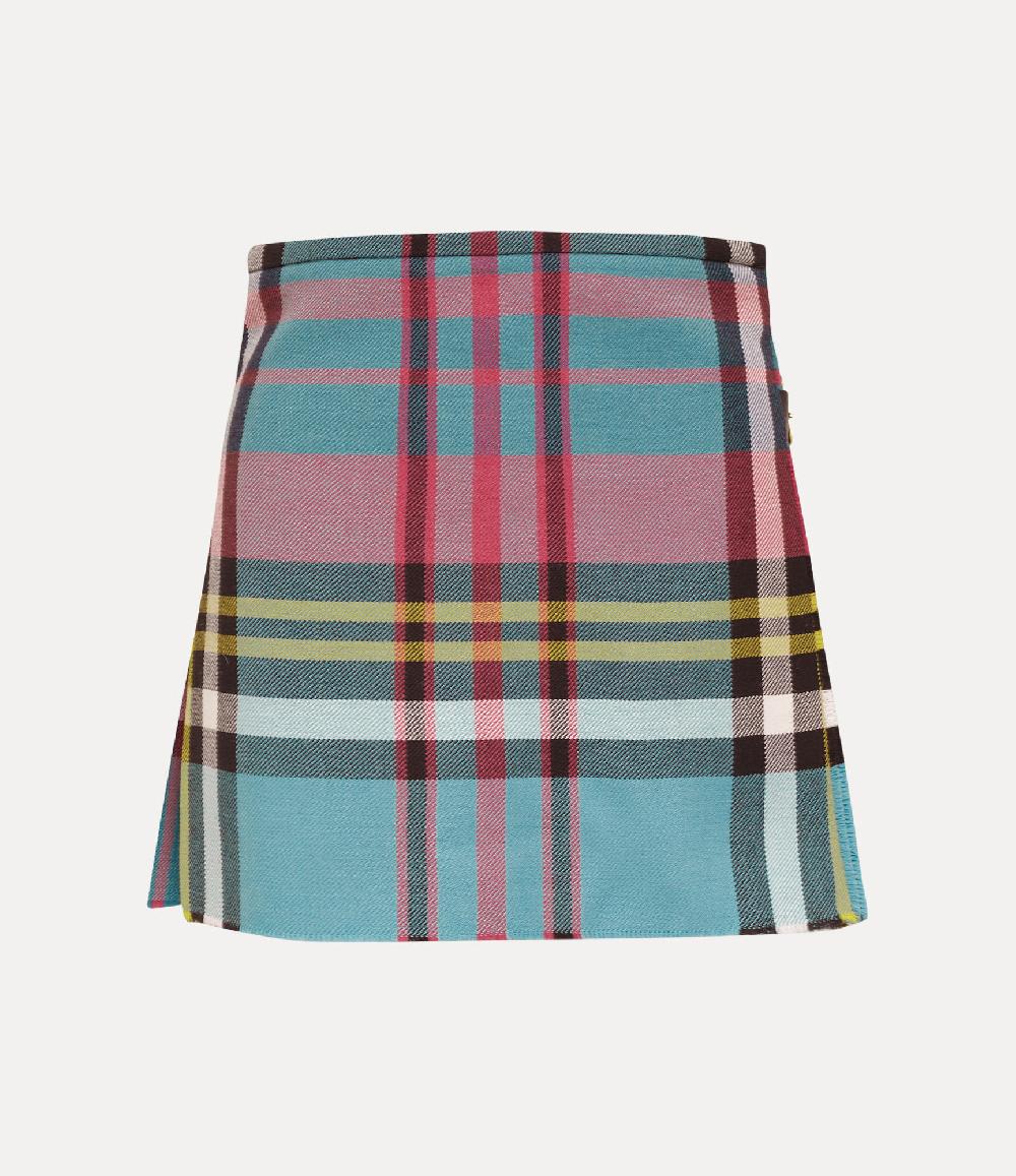 andreas kronthaler for vivienne westwood Worlds End Mini Kilt GIANT MAC ANDY BLUE