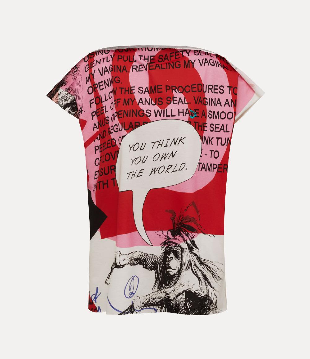 andreas kronthaler for vivienne westwood Worlds End Square T-shirt COMPOSITE