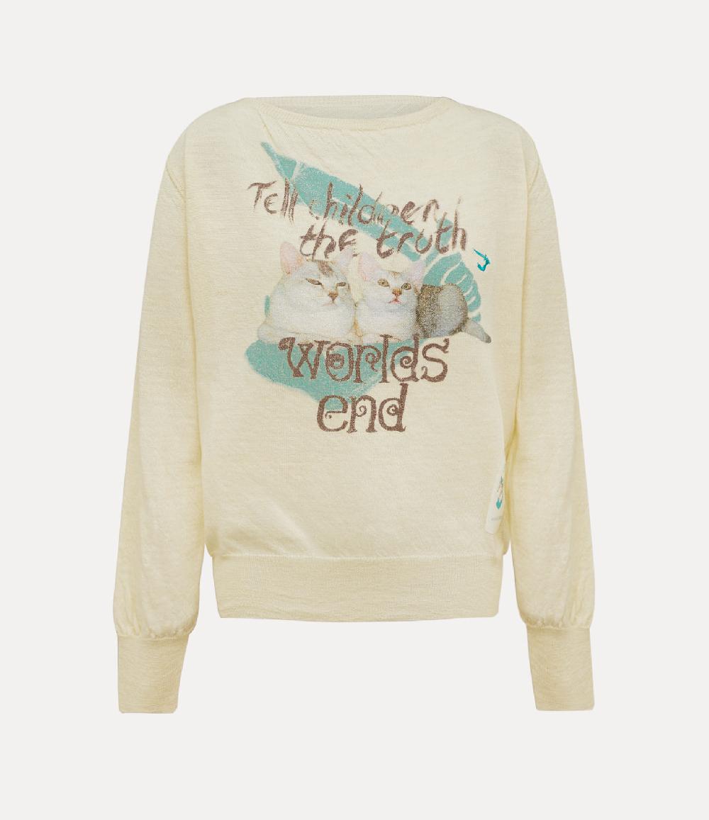 andreas kronthaler for vivienne westwood Worlds End Vivienne Jumper SAND