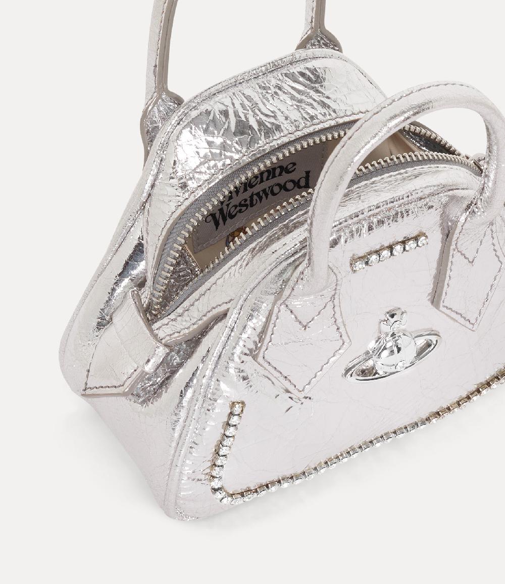 Andreas Kronthaler For Vivienne Westwood Yasmine Mini Bag SILVER DIAMANTE TRIM
