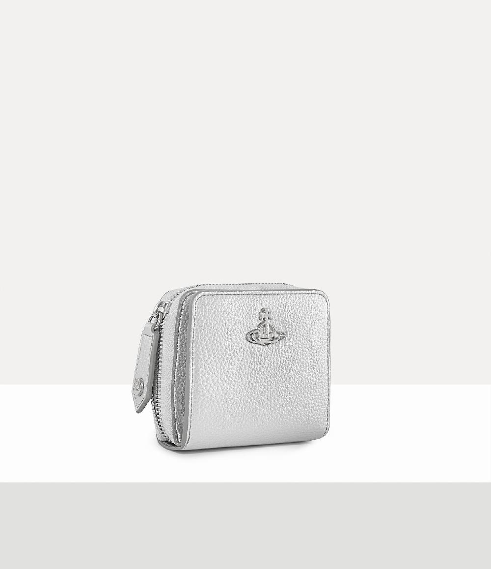Andreas Kronthaler For Vivienne Westwood Zip Medium Wallet SILVER