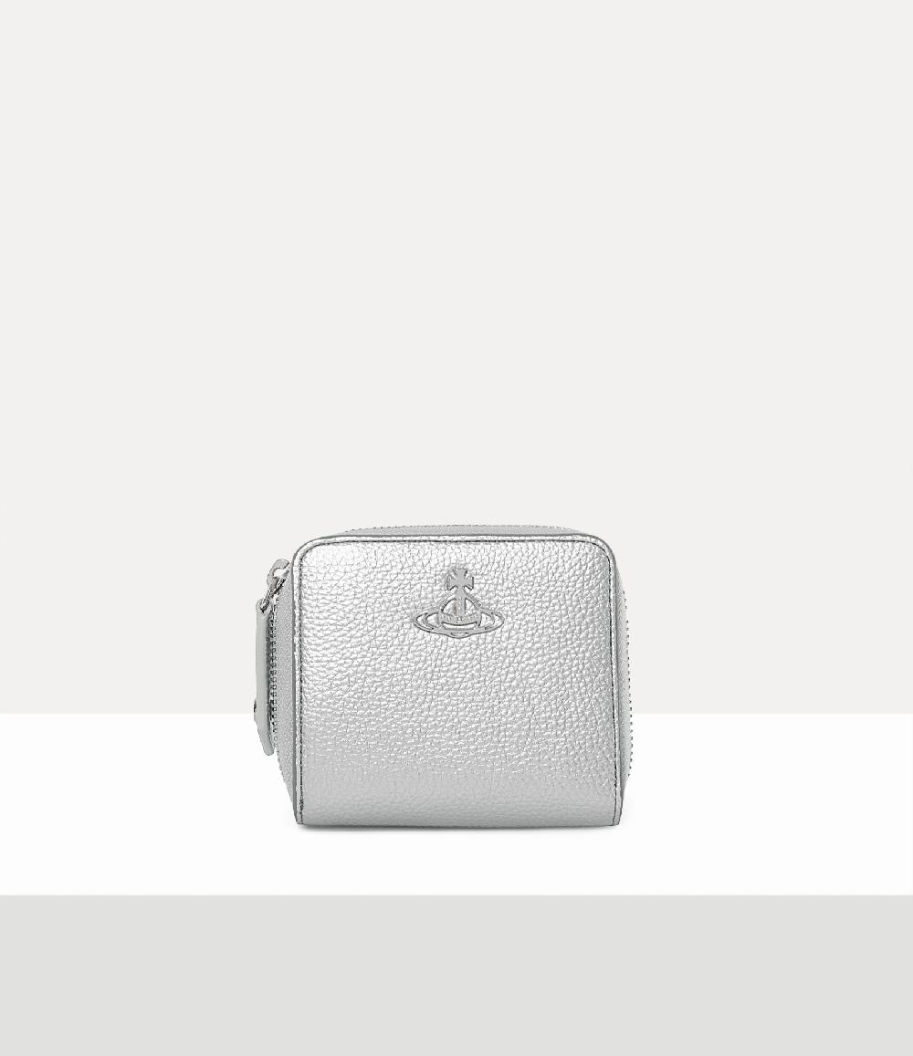 andreas kronthaler for vivienne westwood Zip Medium Wallet SILVER