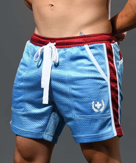 andrew christian Action Mesh Gym Shorts