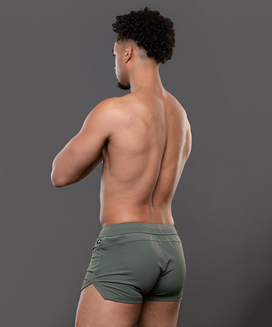 Andrew Christian Breeze Mesh Gym Shorts (3" Inseam)