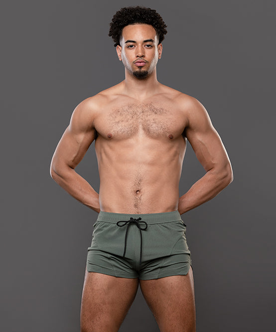 Andrew Christian Breeze Mesh Gym Shorts (3" Inseam)