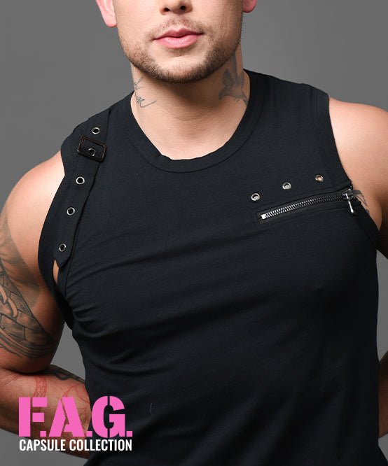 andrew christian F.A.G. Capsule Harness Tank