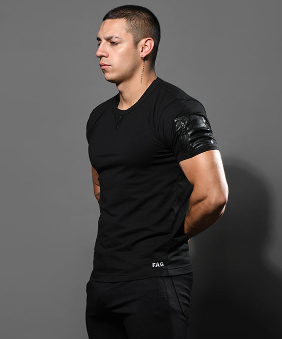 Andrew Christian F.A.G. Capsule Zipper Pocket Tee