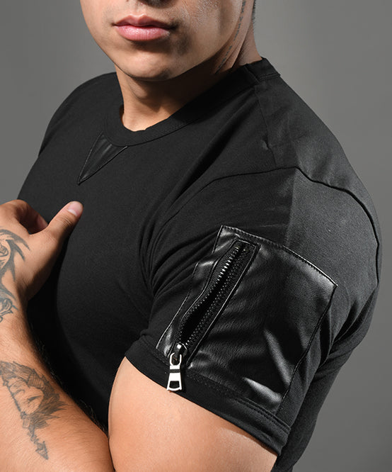 Andrew Christian F.A.G. Capsule Zipper Pocket Tee