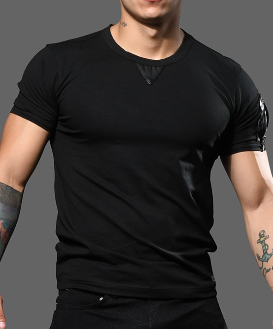 Andrew Christian F.A.G. Capsule Zipper Pocket Tee