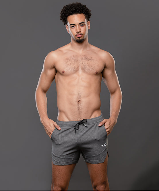 Andrew Christian Fit Mesh Training Shorts (5" Inseam)
