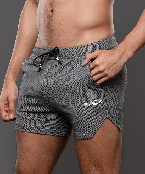 andrew christian Fit Mesh Training Shorts (5" Inseam)