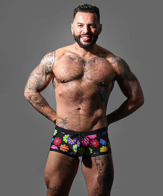 Andrew Christian Flower Power Pocket Trunk