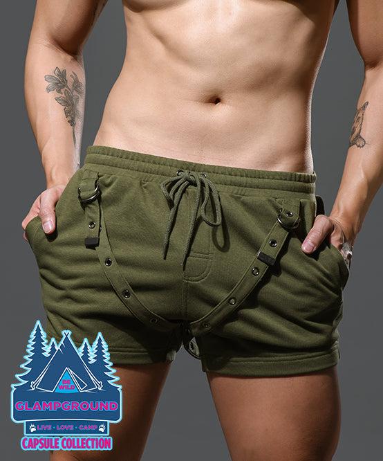 andrew christian Glampground Capsule Strap Shorts