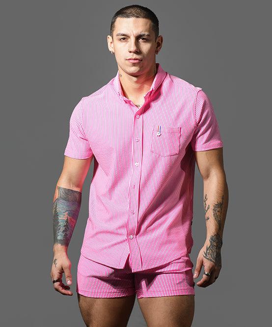 Andrew Christian Hamptons Capsule Seersucker Shirt