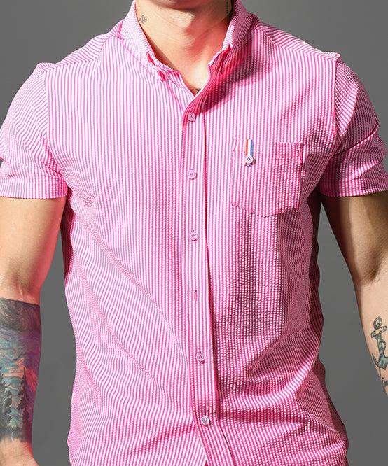 Andrew Christian Hamptons Capsule Seersucker Shirt