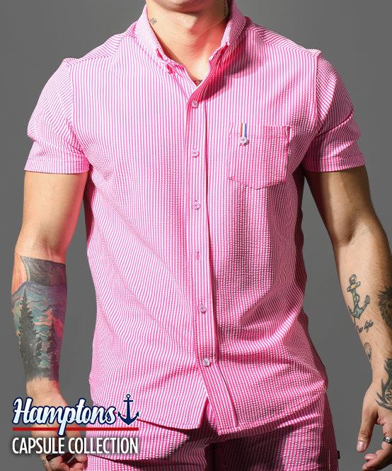 andrew christian Hamptons Capsule Seersucker Shirt