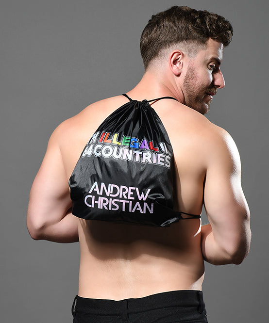 Andrew Christian Illegal In 64 Countries Backpack