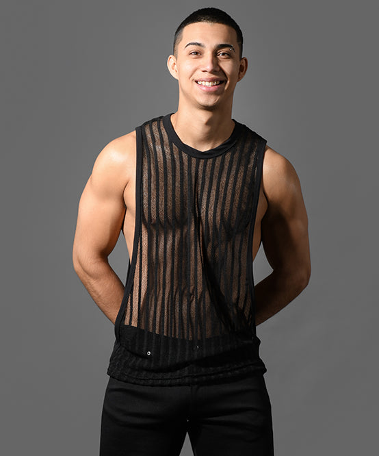 Andrew Christian Mesh Motion Gym Tank