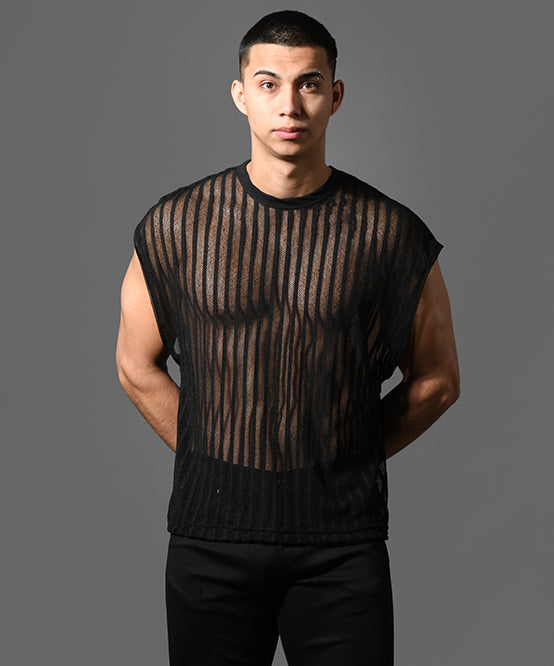 Andrew Christian Mesh Motion Tee