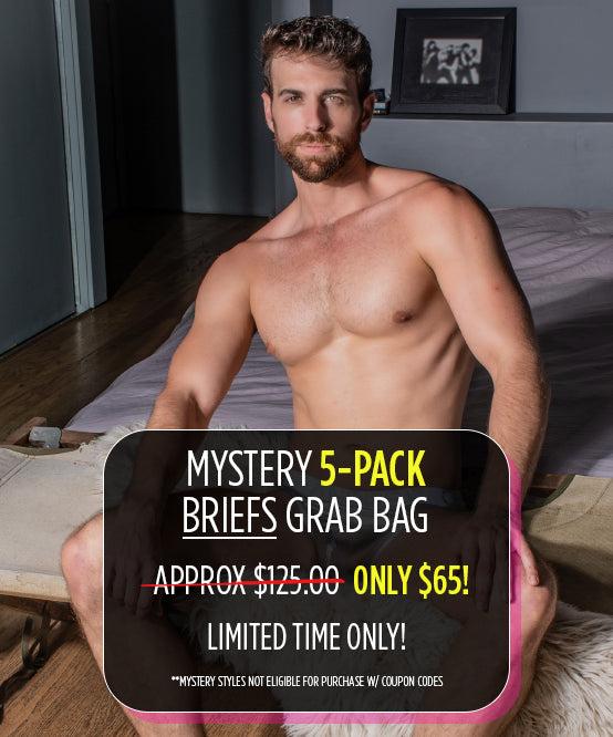 Andrew Christian Mystery 5-Pack BRIEFS Grab Bag