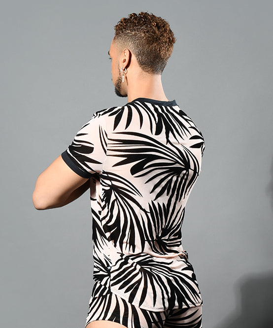 Andrew Christian Palmero Sheer V-Neck Tee