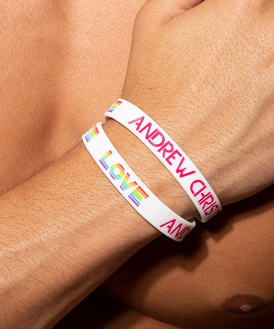 andrew christian Pride Love Wristband