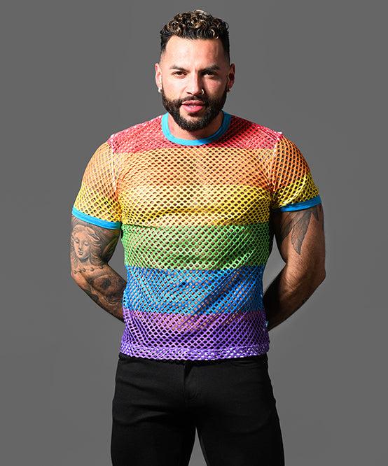 Andrew Christian Pride Mesh Tee
