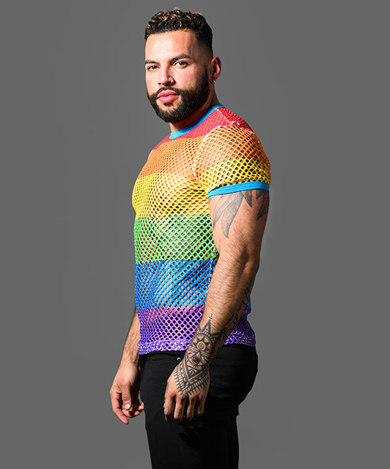 Andrew Christian Pride Mesh Tee