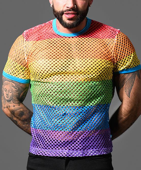 andrew christian Pride Mesh Tee